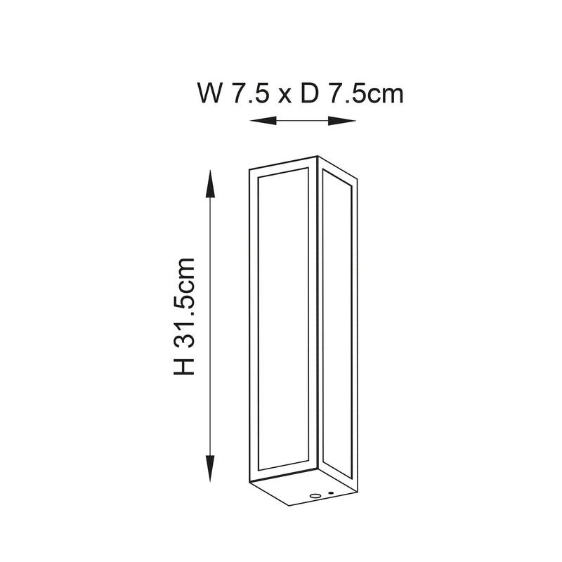 Newham 2 Light Bathroom Wall Light in Chrome with Clear Ribbed Glass