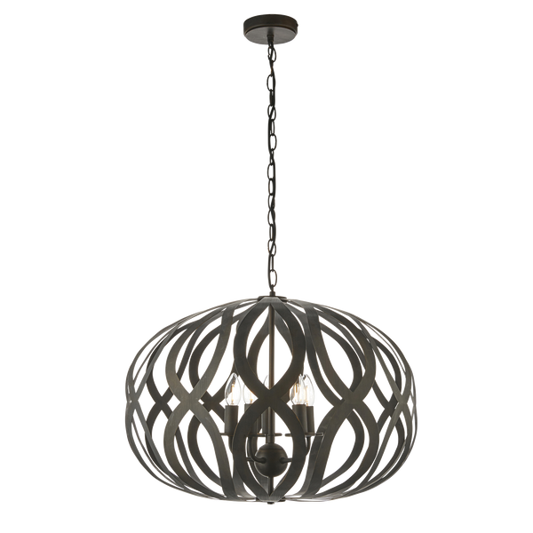 Endon Sirolo 5 Light 81752 Antique Globe Chandelier