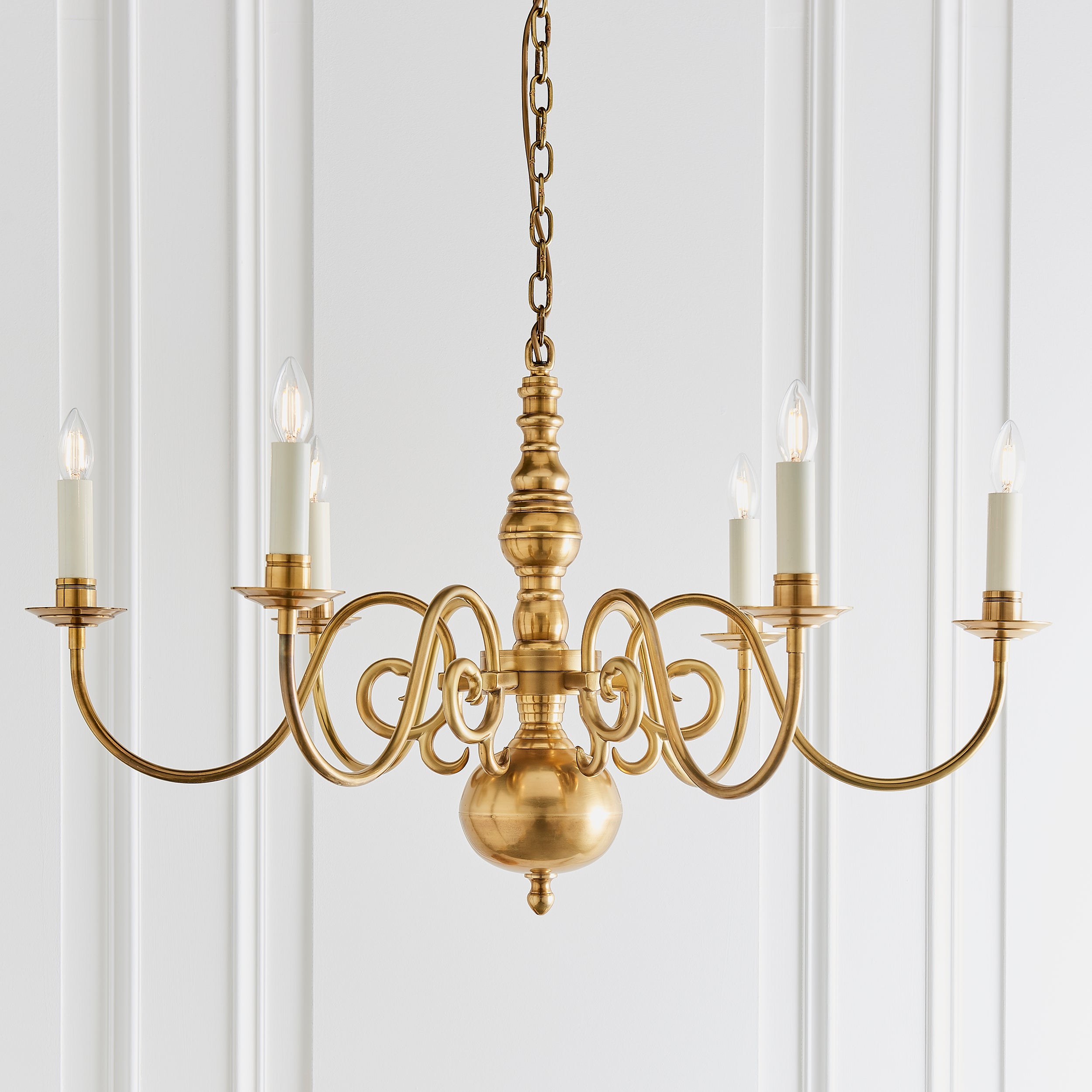 Chamberlain 12 Light Solid Brass Candle Chandelier – Lush Chandeliers